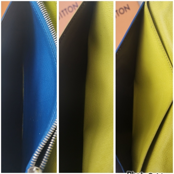 Auth Rare Louis Vuitton Epi Portefeuille Brazza Wallet - Picture 7 of 9